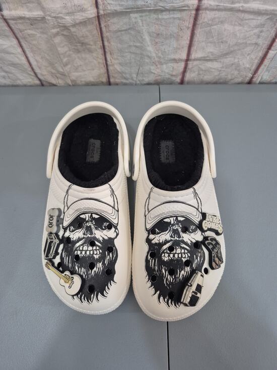 Crocs Classic Lined Clog Luke Combs Skully Limited Edition Collaboration M5/W7